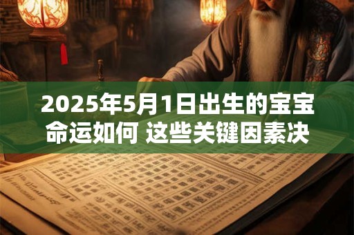 2025年5月1日出生的宝宝命运如何 这些关键因素决定一生