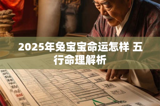 2025年兔宝宝命运怎样 五行命理解析
