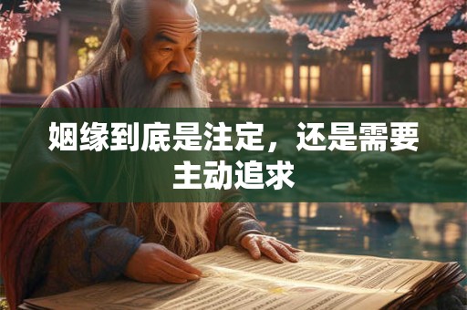 姻缘到底是注定，还是需要主动追求