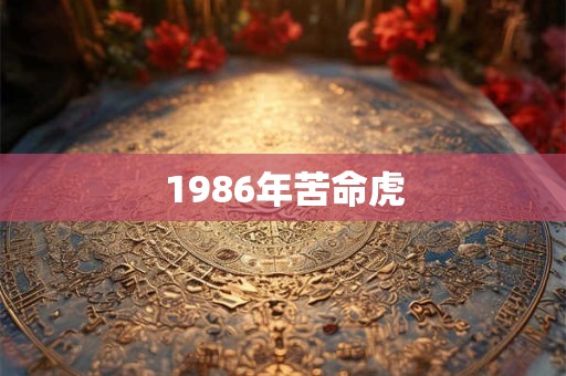1986年苦命虎