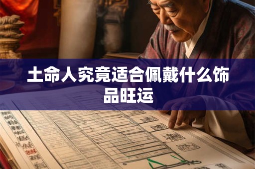 土命人究竟适合佩戴什么饰品旺运