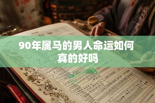 90年属马的男人命运如何 真的好吗