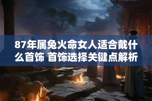 87年属兔火命女人适合戴什么首饰 首饰选择关键点解析