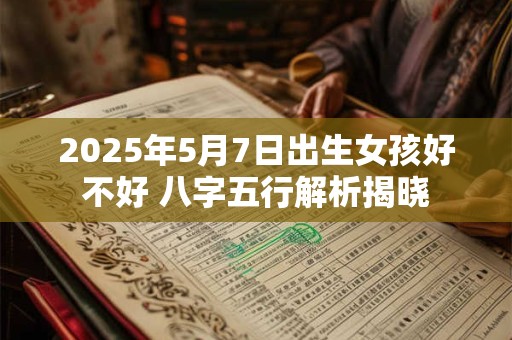 2025年5月7日出生女孩好不好 八字五行解析揭晓