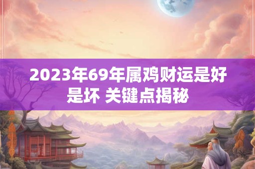 2023年69年属鸡财运是好是坏 关键点揭秘