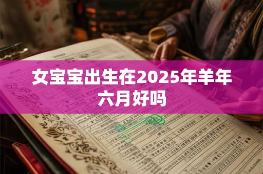 女宝宝出生在2025年羊年六月好吗