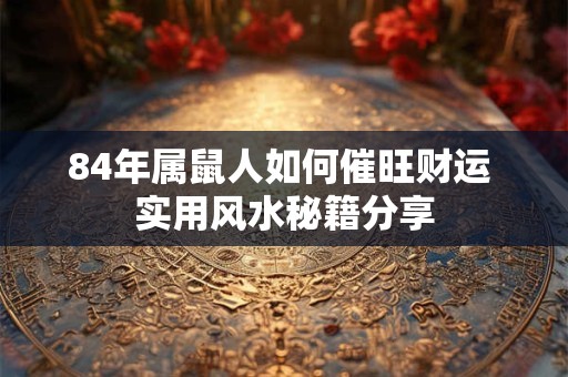 详细阅读:84年属鼠人如何催旺财运 实用风水秘籍分享 84年属鼠人如何催旺财运 实用风水秘籍分享