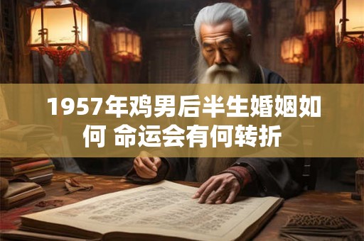 1957年鸡男后半生婚姻如何 命运会有何转折
