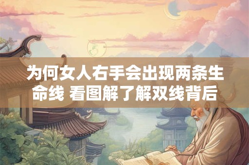 为何女人右手会出现两条生命线 看图解了解双线背后的命运密码