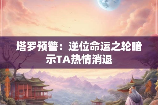 塔罗预警：逆位命运之轮暗示TA热情消退