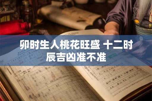卯时生人桃花旺盛 十二时辰吉凶准不准