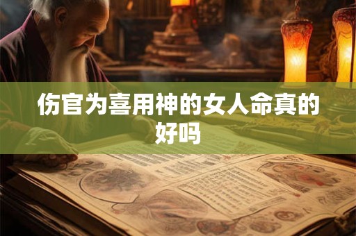伤官为喜用神的女人命真的好吗