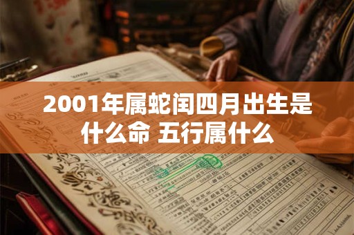 2001年属蛇闰四月出生是什么命 五行属什么