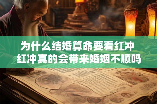 为什么结婚算命要看红冲 红冲真的会带来婚姻不顺吗