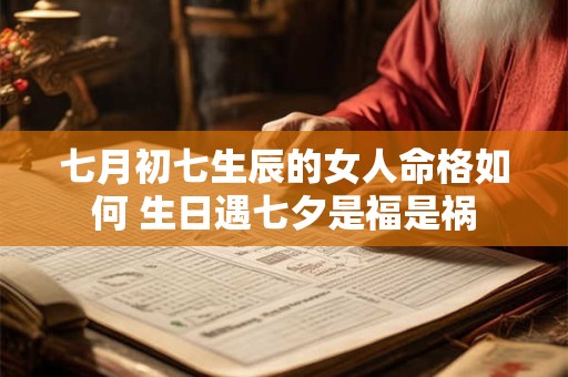 七月初七生辰的女人命格如何 生日遇七夕是福是祸
