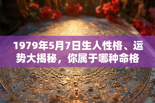 1979年5月7日生人性格、运势大揭秘，你属于哪种命格