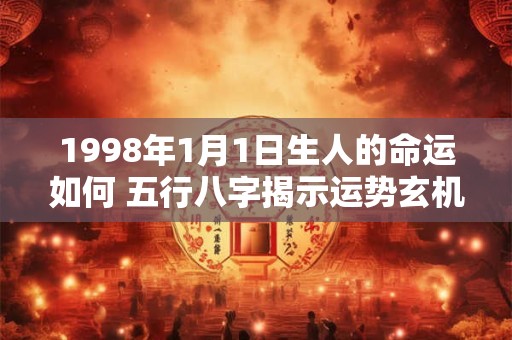 1998年1月1日生人的命运如何 五行八字揭示运势玄机