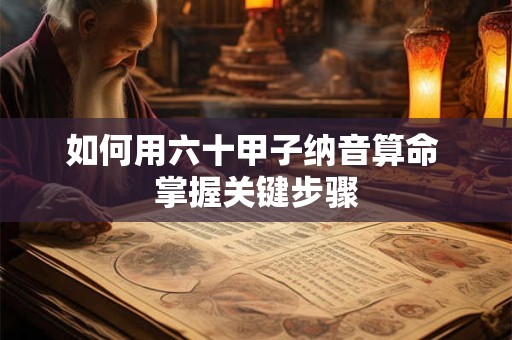 如何用六十甲子纳音算命 掌握关键步骤