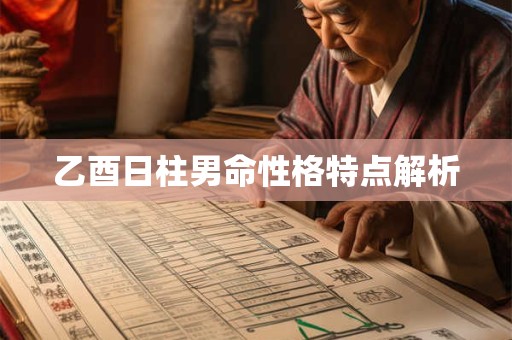乙酉日柱男命性格特点解析