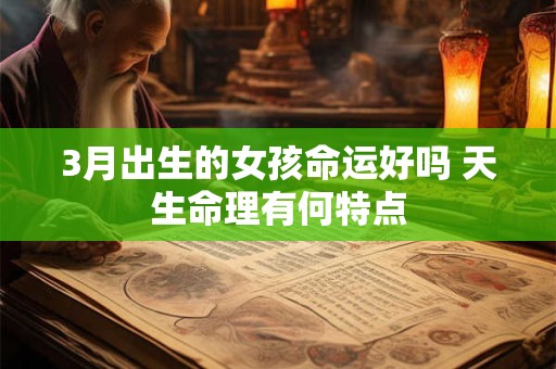 3月出生的女孩命运好吗 天生命理有何特点