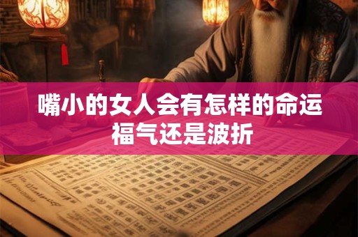 嘴小的女人会有怎样的命运 福气还是波折