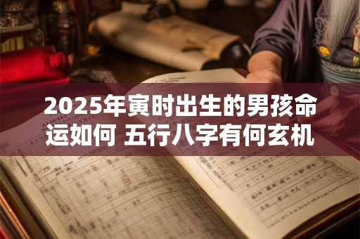 2025年寅时出生的男孩命运如何 五行八字有何玄机