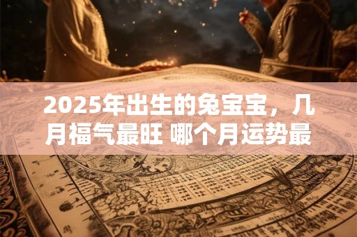 2025年出生的兔宝宝，几月福气最旺 哪个月运势最佳