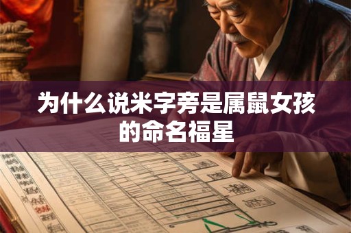 为什么说米字旁是属鼠女孩的命名福星