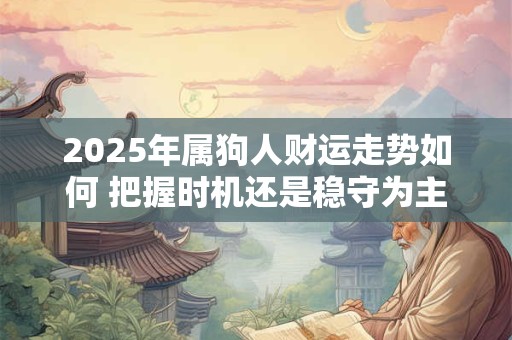 2025年属狗人财运走势如何 把握时机还是稳守为主