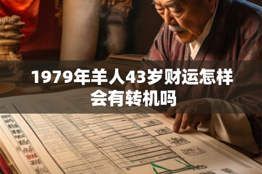 1979年羊人43岁财运怎样 会有转机吗
