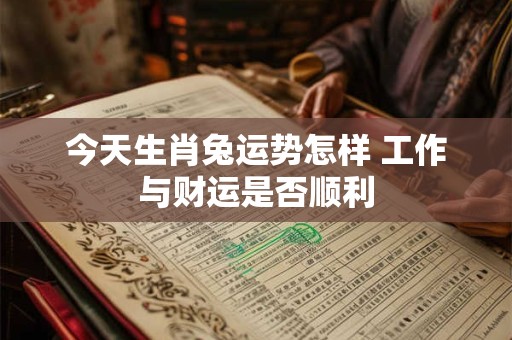今天生肖兔运势怎样 工作与财运是否顺利
