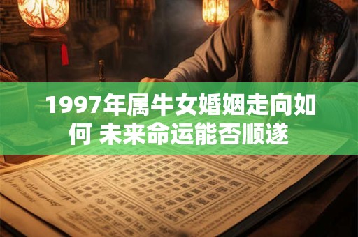 1997年属牛女婚姻走向如何 未来命运能否顺遂