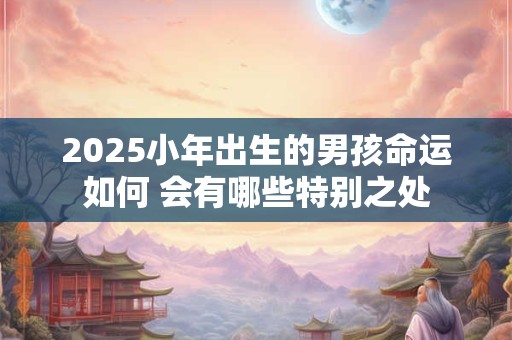 2025小年出生的男孩命运如何 会有哪些特别之处