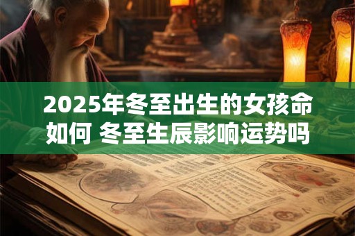 2025年冬至出生的女孩命如何 冬至生辰影响运势吗