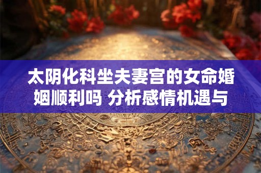 太阴化科坐夫妻宫的女命婚姻顺利吗 分析感情机遇与挑战