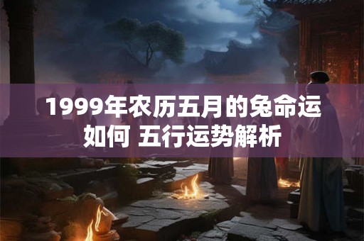 1999年农历五月的兔命运如何 五行运势解析