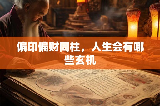 偏印偏财同柱，人生会有哪些玄机