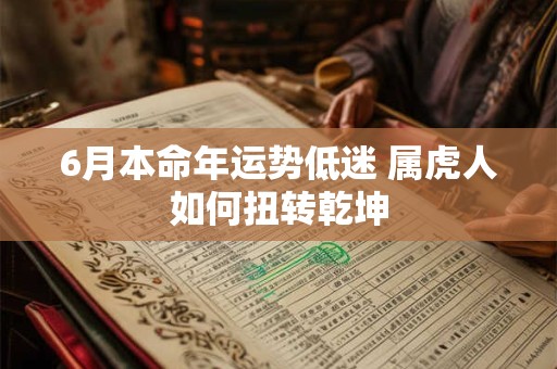 6月本命年运势低迷 属虎人如何扭转乾坤