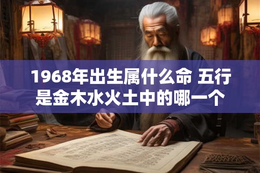 1968年出生属什么命 五行是金木水火土中的哪一个