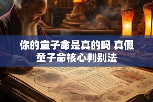 你的童子命是真的吗 真假童子命核心判别法