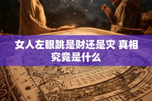 女人左眼跳是财还是灾 真相究竟是什么