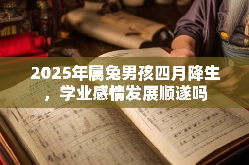 2025年属兔男孩四月降生，学业感情发展顺遂吗