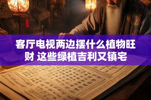 客厅电视两边摆什么植物旺财 这些绿植吉利又镇宅