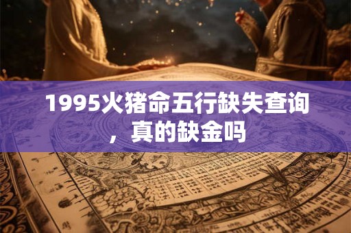 1995火猪命五行缺失查询，真的缺金吗