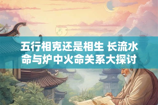 五行相克还是相生 长流水命与炉中火命关系大探讨
