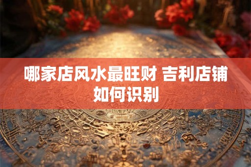 哪家店风水最旺财 吉利店铺如何识别