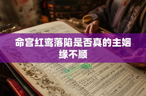 命宫红鸾落陷是否真的主姻缘不顺