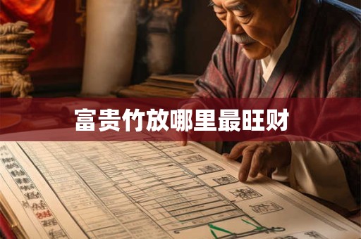 富贵竹放哪里最旺财