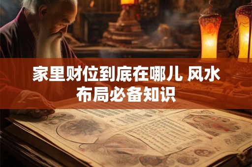 家里财位到底在哪儿 风水布局必备知识