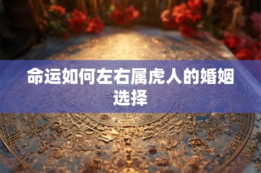 命运如何左右属虎人的婚姻选择